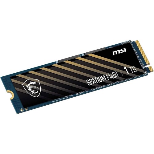 Unidad de Estado Solido SSD M.2 1TB MSI SPATIUM M450 NVMe PCIe 4.0 3600/3000 MB/s 