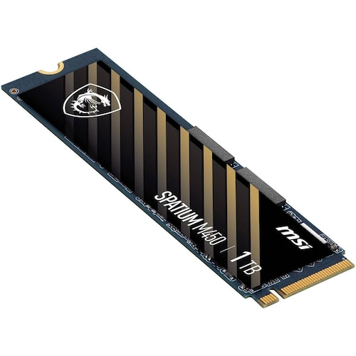 Unidad de Estado Solido SSD M.2 1TB MSI SPATIUM M450 NVMe PCIe 4.0 3600/3000 MB/s 