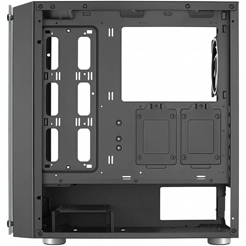 Gabinete Gamer AEROCOOL SKRIBBLE ATX 3 Fan Cristal Templado Negro SKRIBBLE-G-BK-V1 