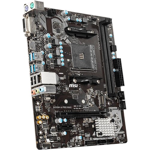 Tarjeta Madre MSI B450M-A PRO MAX AMD AM4 2x DDR4 Micro ATX 