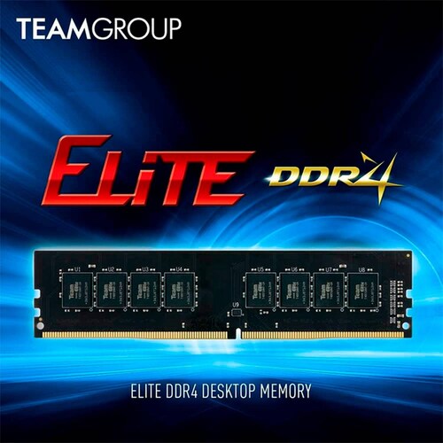 Memoria RAM DDR4 8GB 3200MHz TEAMGROUP ELITE Negro TED48G3200C2202 
