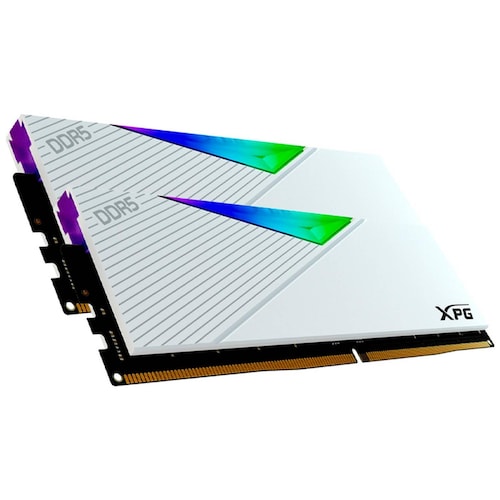 Memoria RAM DDR5 32GB 6000MT/s XPG LANCER RGB 2x16GB Blanco AX5U6000C3016G-DCLARW 