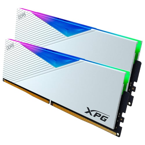 Memoria RAM DDR5 32GB 6000MT/s XPG LANCER RGB 2x16GB Blanco AX5U6000C3016G-DCLARW 