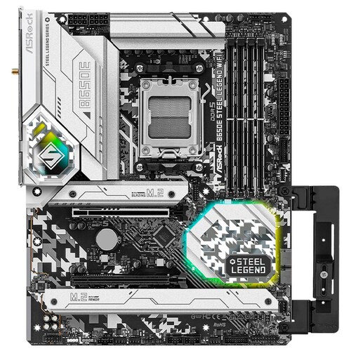 Tarjeta Madre ASROCK B650E STEEL LEGEND WIFI AM5 4x DDR5 3x M.2 PCIe 5.0 USB-C WIFI 6E BT 5.2 ATX 