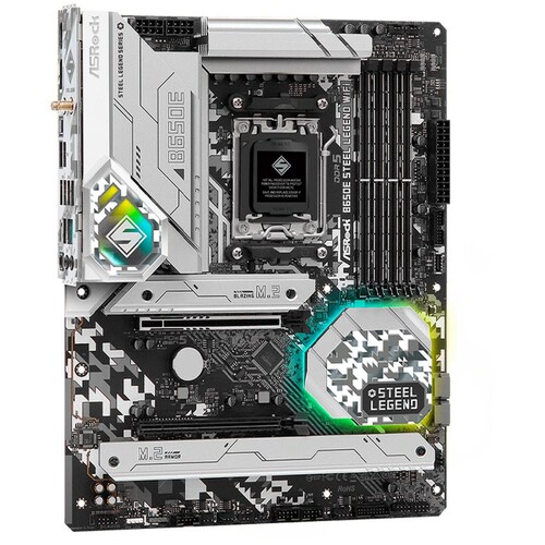 Tarjeta Madre ASROCK B650E STEEL LEGEND WIFI AM5 4x DDR5 3x M.2 PCIe 5.0 USB-C WIFI 6E BT 5.2 ATX 