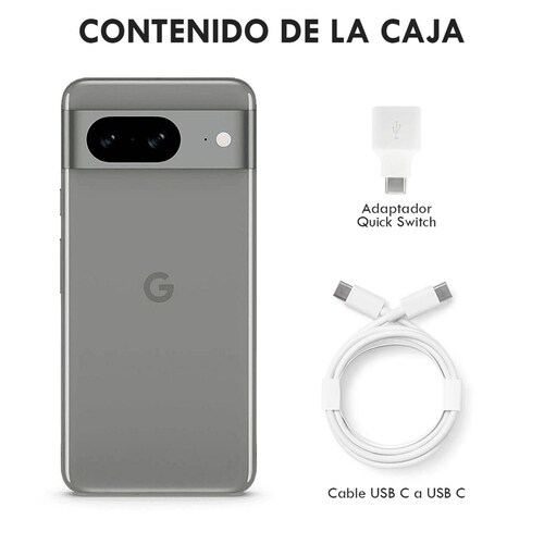Celular GOOGLE Pixel 8 8GB 128GB 50MP OLED 6.2" 120Hz 5G Hazel GA04823-US 