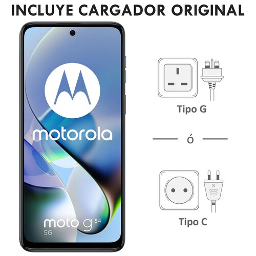 Celular MOTOROLA Moto G54 5G 8GB 256GB 6.5 FHD+ 120 Hz 50 MP Azul Artico  Internacional