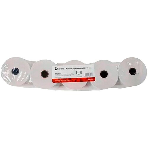Kit Punto De Venta NEXTEP Cajon Mini Printer 80MM Lector 5 Rollos 