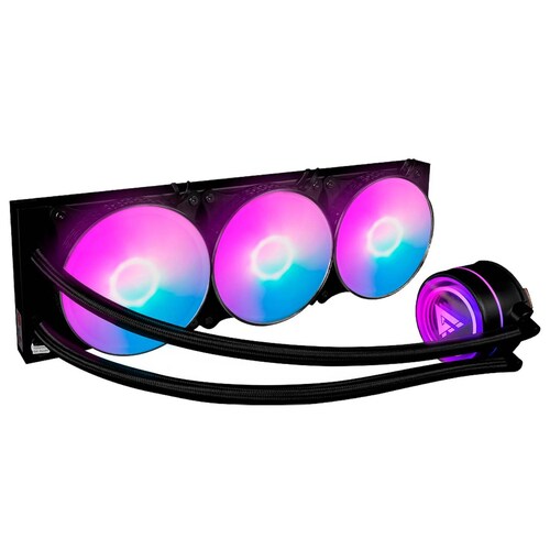 Enfriamiento Liquido GAME FACTOR LQG700 360 RGB 2550RPM AM4 LGA1700 Negro LQG700-BK 