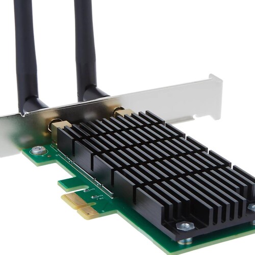 Tarjeta de Red TP-LINK Archer T4E PCIe Wi-Fi AC1200 Doble Banda 1200Mbps 802.11ac 