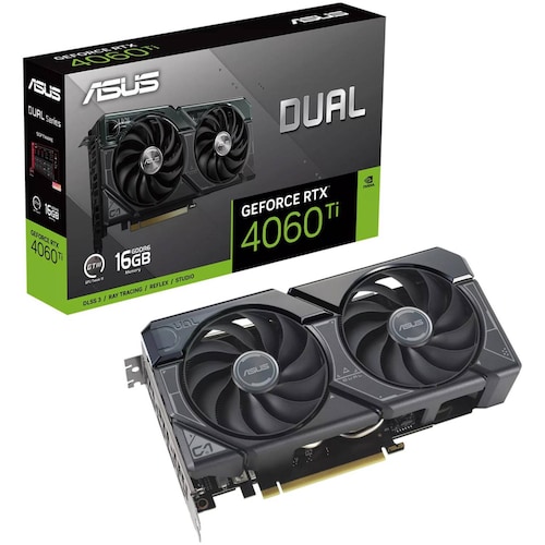 Tarjeta de Video ASUS Dual GeForce RTX 4060 Ti 16GB GDDR6 DUAL-RTX4060TI-16G 