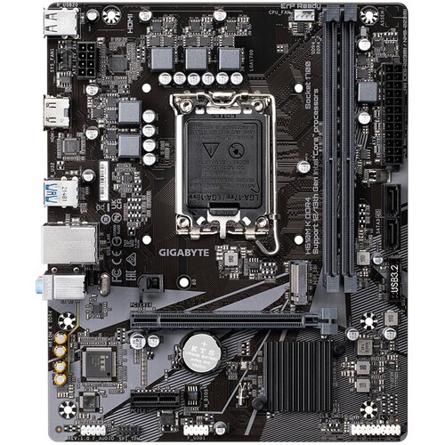 Tarjeta Madre GIGABYTE H610M K DDR4 LGA1700 2x DDR4 1x M.2 PCIe 3.0 Micro ATX 
