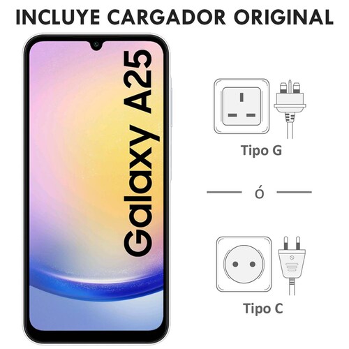 Celular SAMSUNG Galaxy A25 5G 8GB 256GB 6.5" FHD+ 120 Hz 50 MP Ligth Blue 