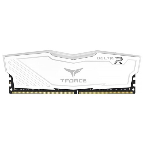 Memoria RAM DDR4 32GB 3200MHz TEAMGROUP T-FORCE DELTA RGB 2x16GB Blanco TF4D432G3200HC16FDC01 