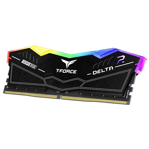 Memoria RAM DDR5 32GB 7200MT/s TEAMGROUP T-FORCE DELTA RGB 2x16GB Negro FF3D532G7200HC34ADC01 