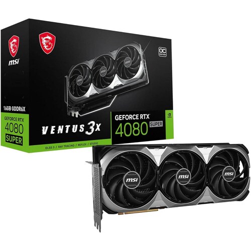 Tarjeta de Video MSI GeForce RTX 4080 SUPER VENTUS 3X OC 16G GDDR6X 