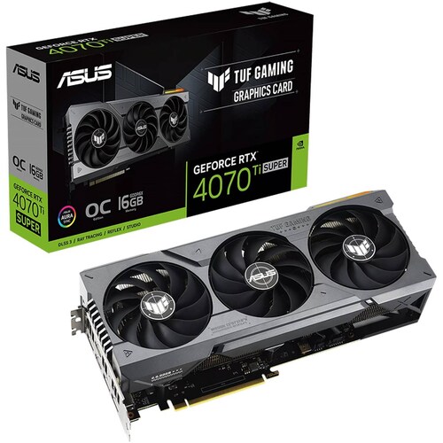 Tarjeta de Video ASUS TUF GAMING GeForce RTX 4070 Ti SUPER 16GB GDDR6X TUF-RTX4070TIS-16G-GAMING 