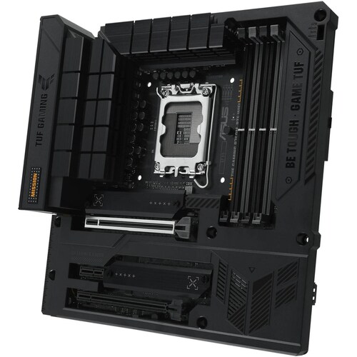 Tarjeta Madre ASUS TUF GAMING B760M-BTF WIFI LGA1700 4x DDR5 3x M.2 PCIe 4.0 USB-C WIFI 6 BT 5.2 Micro ATX 