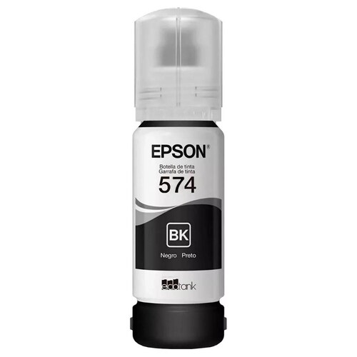 Botella Tinta Epson T574 L8050 L18050 Negro 70ml T574120-AL 