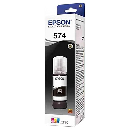 Botella Tinta Epson T574 L8050 L18050 Negro 70ml T574120-AL 