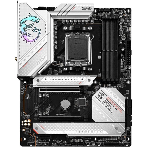 Tarjeta Madre MSI MPG B650 EDGE WIFI AMD AM5 4x DDR5 3x M.2 PCIe 5.0 USB-C WIFI 6E BT 5.3 ATX 