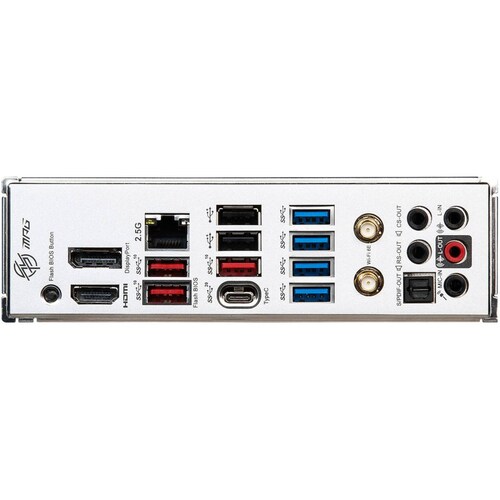 Tarjeta Madre MSI MPG B650 EDGE WIFI AMD AM5 4x DDR5 3x M.2 PCIe 5.0 USB-C WIFI 6E BT 5.3 ATX 