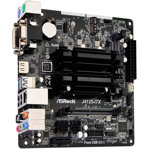 Tarjeta Madre ASROCK J4125-ITX Celeron J4125 2x DDR4 PCIe 2.0 Mini ITX 