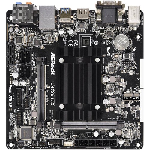 Tarjeta Madre ASROCK J4125-ITX Celeron J4125 2x DDR4 PCIe 2.0 Mini ITX 