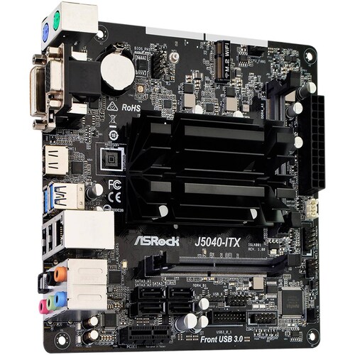 Tarjeta Madre ASROCK J5040-ITX Pentium J5040 2x DDR4 PCIe 2.0 Mini ITX 