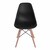 Silla Moderna para Hogar y Oficina The Shop  Tipo Eames Negro