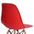Silla Moderna para Hogar y Oficina The Shop  Tipo Eames Roja