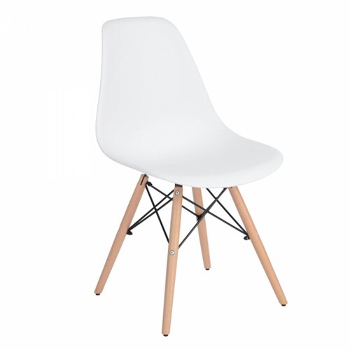 Silla Eames moderno Blanco comedor oficina