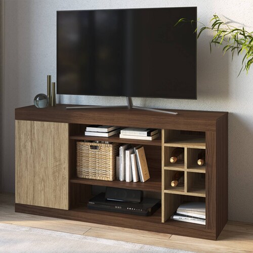 MESA TV CENTRO ENTRETENIMIENTO CAVA ORGANIZADOR MODERNO
