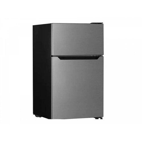 FRIGOBAR 3.3 PIES, DOBLE PUERTA, COLOR SILVER HISENSE