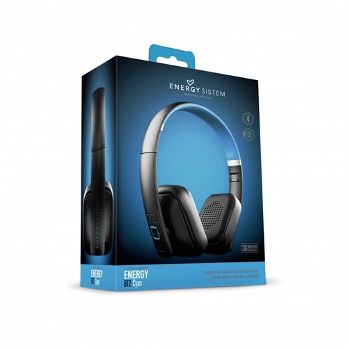 AUDIFONOS ACTECK ENERGY BT2 BLUETOOTH CYAN CABLE DE CARGA USB