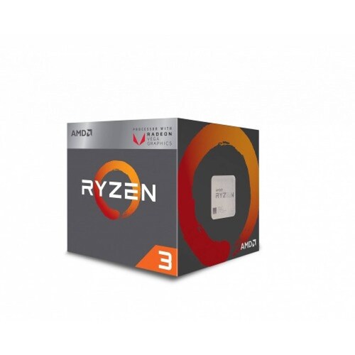 PROCESADOR AMD RYZEN 3 2200G, 4 NUCLEOS, CACHE 2MB, 3.5GHZ, SOCKET AM4, DDRA/SDRAM A 2933MHZ