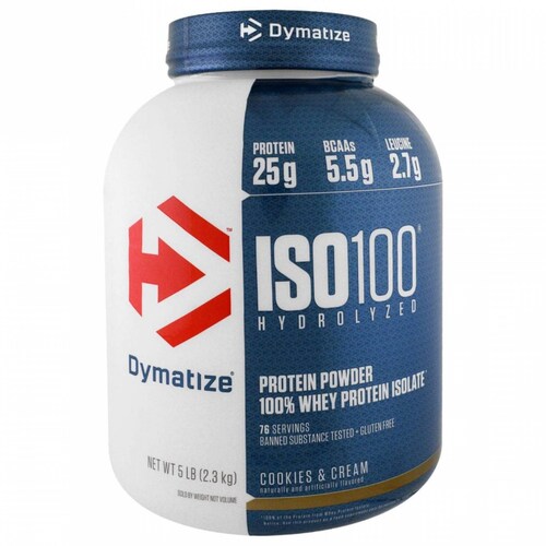 Proteina Dymatize Iso 100  5lbs Sabor Cookies and Cream