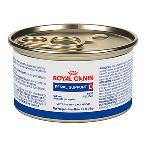 Royal Canin Dieta Veterinaria Alimento Humedo para Gato Soporte Renal D MIG lata 85 g