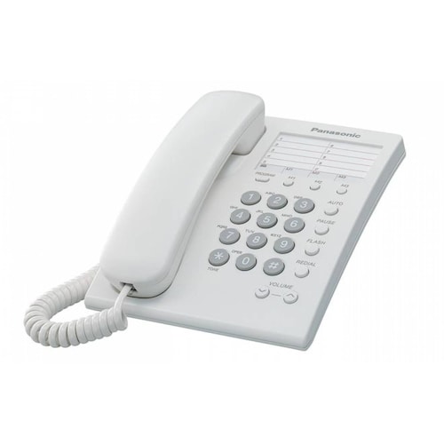 Telefono Fijo Alambrico Panasonic Blanco