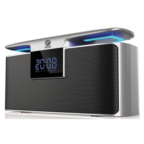 Bocina Bluetooth Con Reloj Despertador Mp3 Usb Sd Hf-clock50