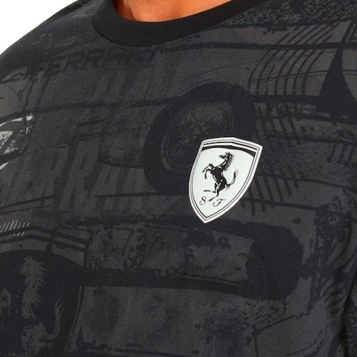 Playera Puma FERRARI RACE AOP TEE Hombre 53372001