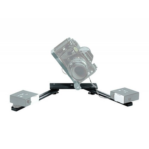 330B - BRAZO MACRO FLASH BRACKET (PARA MONTAR 2 FLASHES)