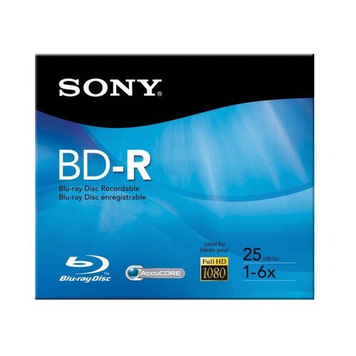 Bd-R Blu-Ray Sony En Estuche R25gb 25gb Full Hd 