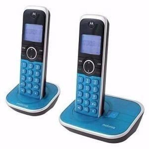 Teléfono Inalámbrico Motorola Gate4800-2 Azul 