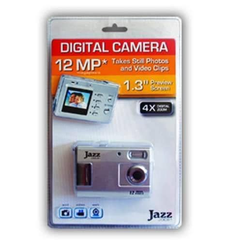 Camara Digital Jazz 12mp Zoom Optico Plata 