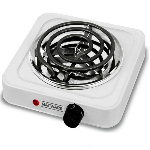 Parrilla Estufa Eléctrica Mayware Hy1000a De Espiral Sencilla 