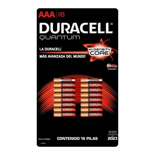 Pila Duracell Quantum Aaa Con 16 Piezas 