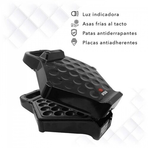 Waflera De Burbujas Rca Rc-90 Antiadherentes 