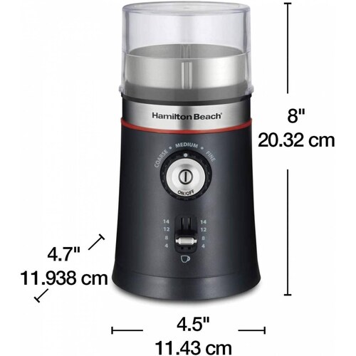 Molino De Grano De Cafe Y Especias Hamilton Beach 80393 