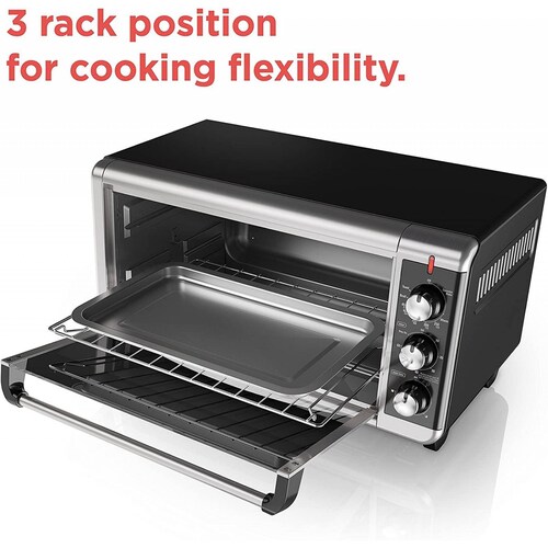 Horno Tostador Electrico Convección Black & Decker To3250xsb 